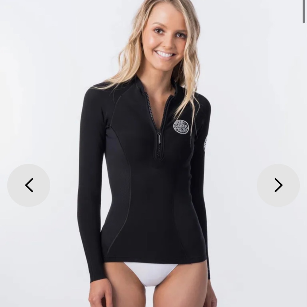 G-bomb 1mm zip up jacket rip curl spring suit top